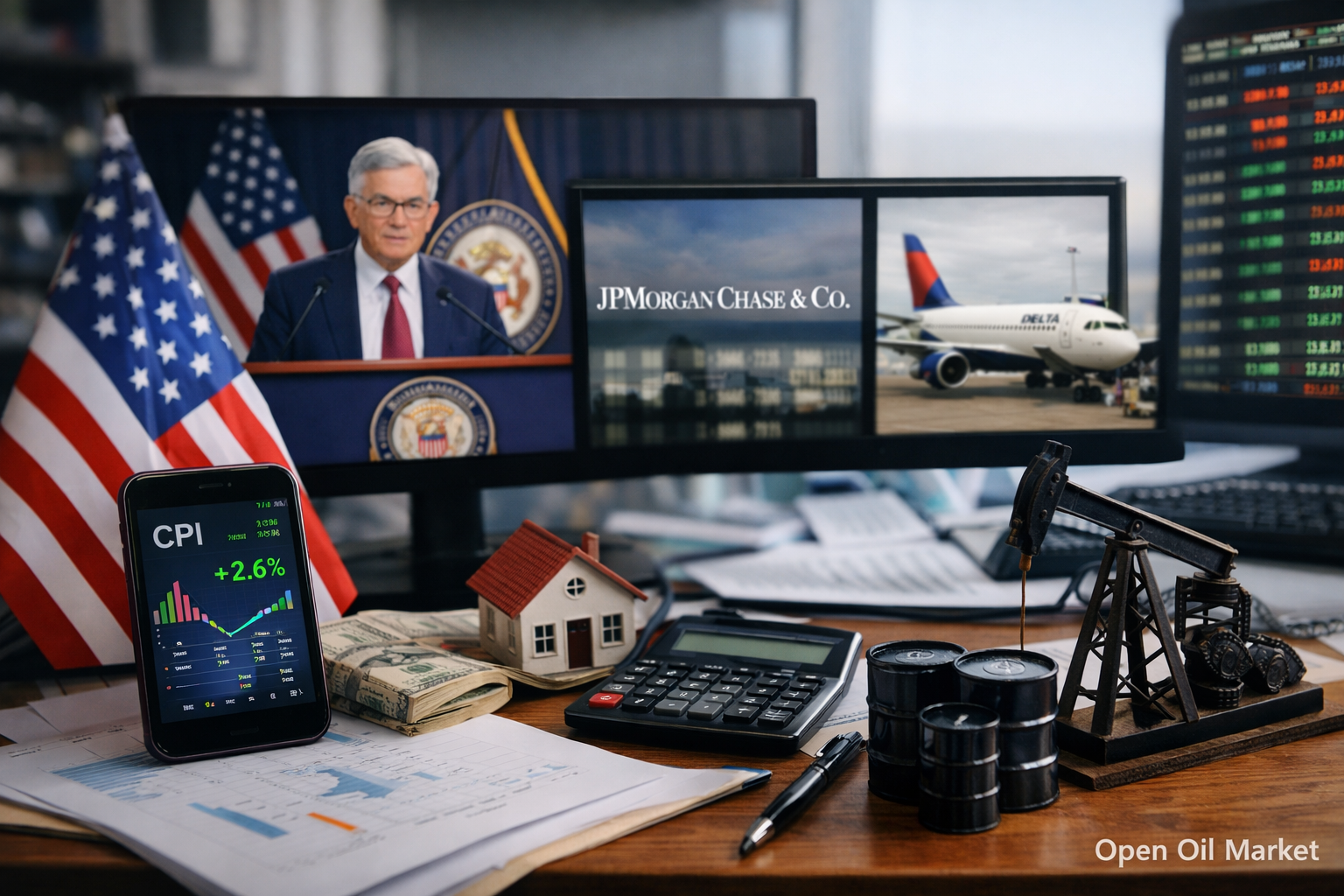 आर्थिक घटनाएँ और कॉरपोरेट रिपोर्टिंग — मंगलवार, 13 जनवरी 2026: अमेरिका का CPI और रिपोर्टिंग सीजन की शुरुआत