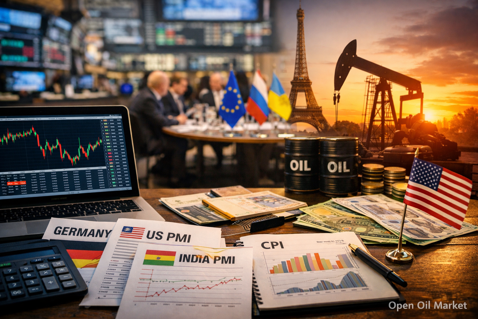 आर्थिक घटनाएँ और कॉर्पोरेट रिपोर्ट्स - मंगलवार, 6 जनवरी 2026: सेवाओं का PMI, जर्मनी का CPI, API में तेल भंडार