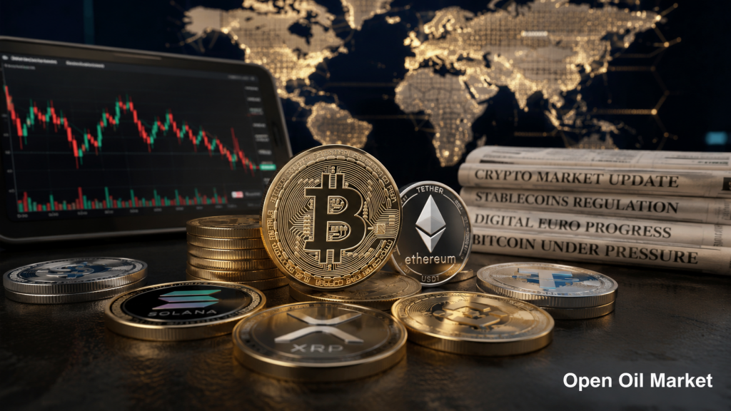 क्रिप्टोक्यूरेंसी समाचार 24 जून 2026: Bitcoin, Ethereum, स्थिरकॉइन और डिजिटल यूरो की वैश्विक क्रिप्टो बाजार पर पृष्ठभूमि