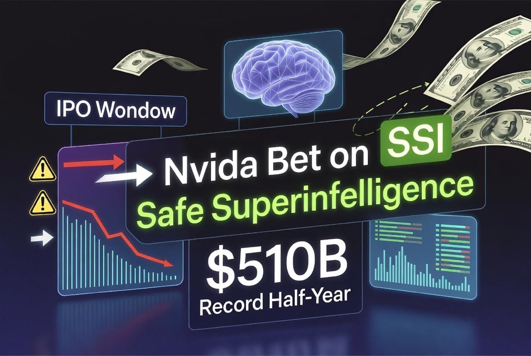 स्टार्टअप और वेंचर निवेशों की खबरें - बुधवार, 5 अगस्त 2026: Nvidia का Safe Superintelligence पर दांव, रिकॉर्ड $510 बिलियन का पहला आधा साल और IPO का संकुचन