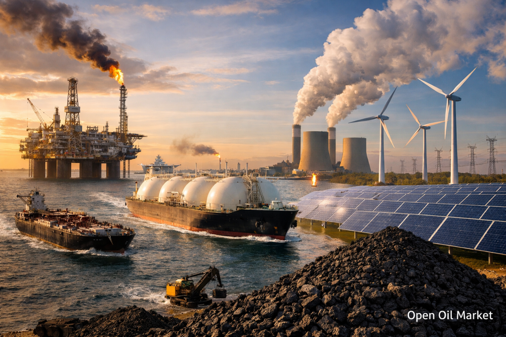 ग्लोबल एनर्जी मार्केट 6 अप्रैल 2026: तेल झटका, एलएनजी और ऊर्जा संतुलन