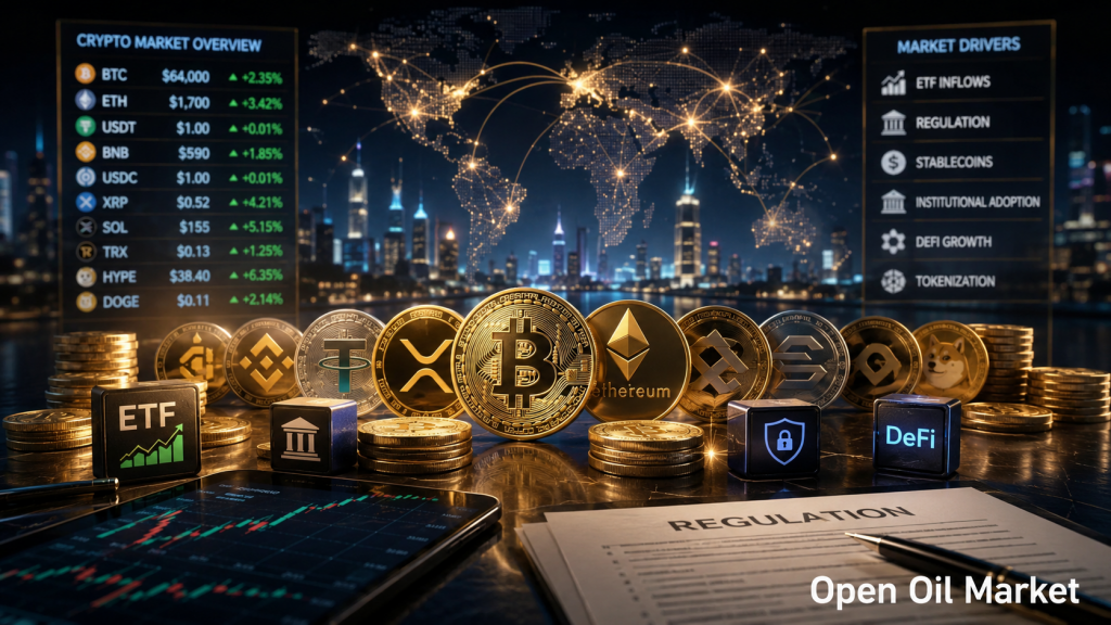 क्रिप्टोक्यूरेंसी 12 जुलाई 2026: Bitcoin, Ethereum, ETF, स्थिर कॉइन और नियमन