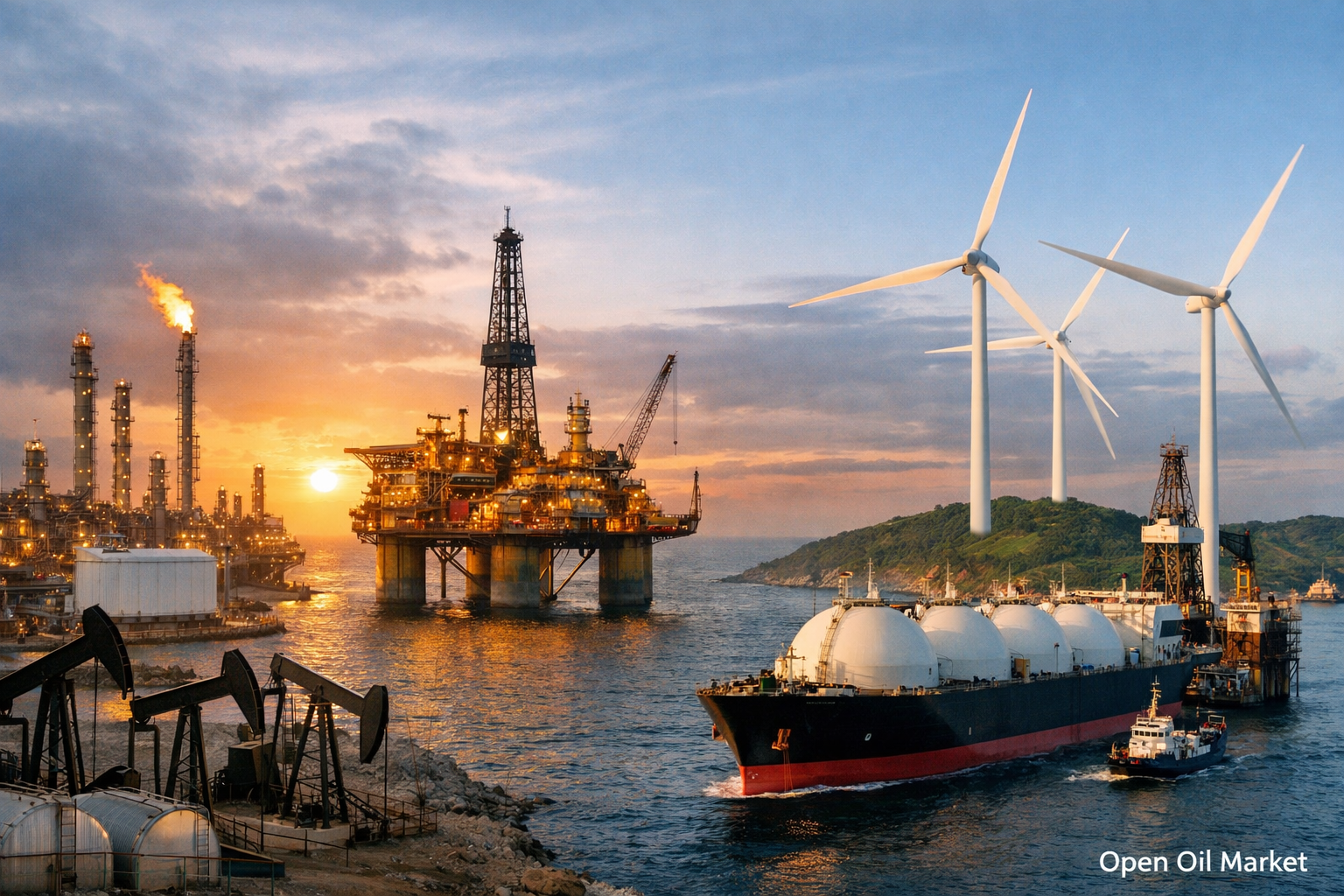 वैश्विक ऊर्जा बाजार: तेल, गैस, विद्युत और वीआईई — 4 फरवरी 2026 की घटनाएँ