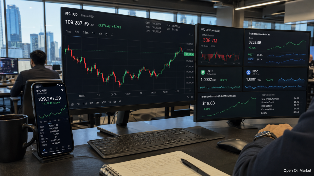 क्रिप्टोकरेंसी की खबरें 12 जून 2026: Bitcoin फिर से खेल में, ETF-निकास ने बाजार को नहीं तोड़ा, और स्थिरकॉइन निवेश के नियम बदल रहे हैं