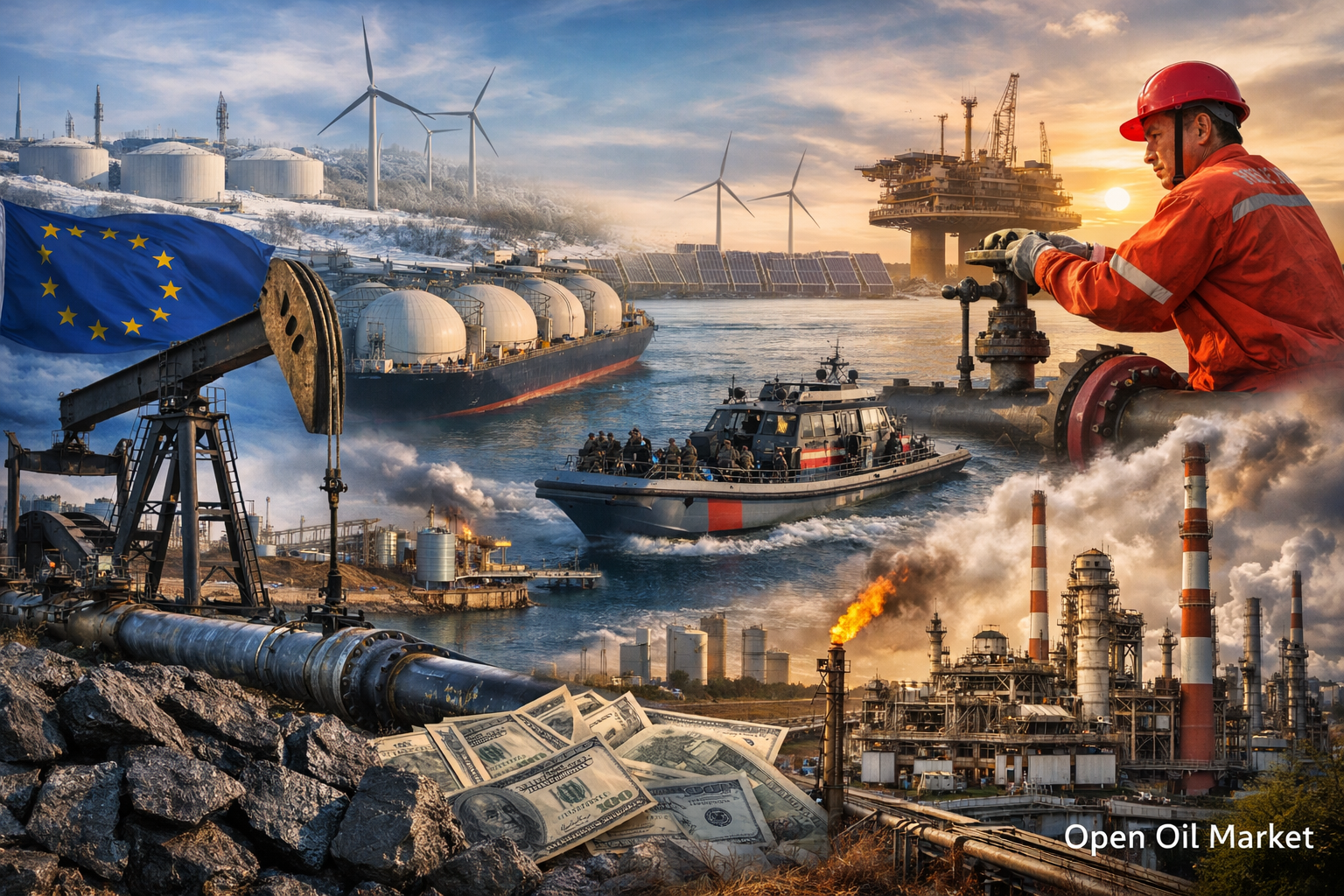 तेल और गैस समाचार - गुरुवार, 8 जनवरी 2026: वैश्विक तेल, गैस और ऊर्जा बाजार अधिशेष उत्पादन के दबाव में