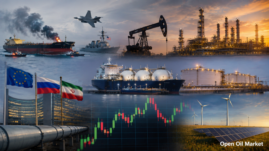 24 जुलाई 2026 के लिए ऊर्जा क्षेत्र का अवलोकन: ब्रेंट और WTI की कीमतें, गैस TTF, OPEC+, रिफाइनरियां, पेट्रोलियम उत्पाद, नवीकरणीय ऊर्जा स्रोत और कोयला