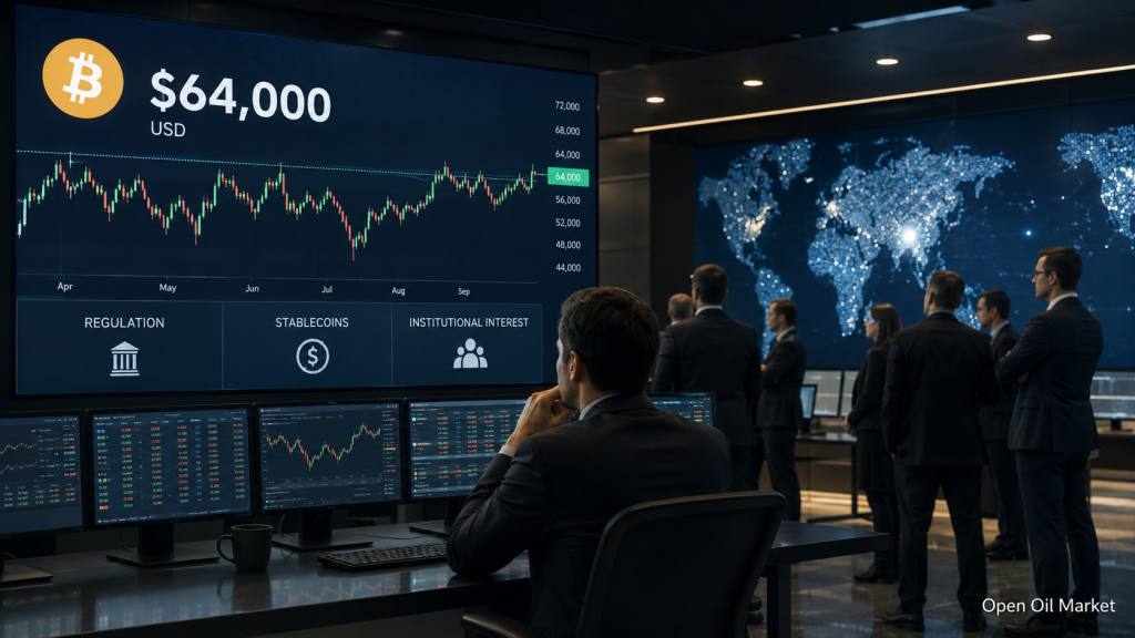 क्रिप्टोक्यूरंसी मार्केट 23 जून 2026: Bitcoin 64,000 डॉलर के करीब, Ethereum दबाव में, शीर्ष-10 डिजिटल एसेट और निवेशकों के लिए प्रमुख संकेत