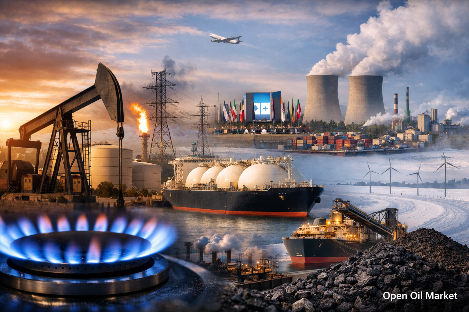 तेल गैस और ऊर्जा की समाचार - 28 फरवरी 2026 तेल, ओपेक+, गैस, एलएनजी, बिजली, नवीकरणीय ऊर्जा