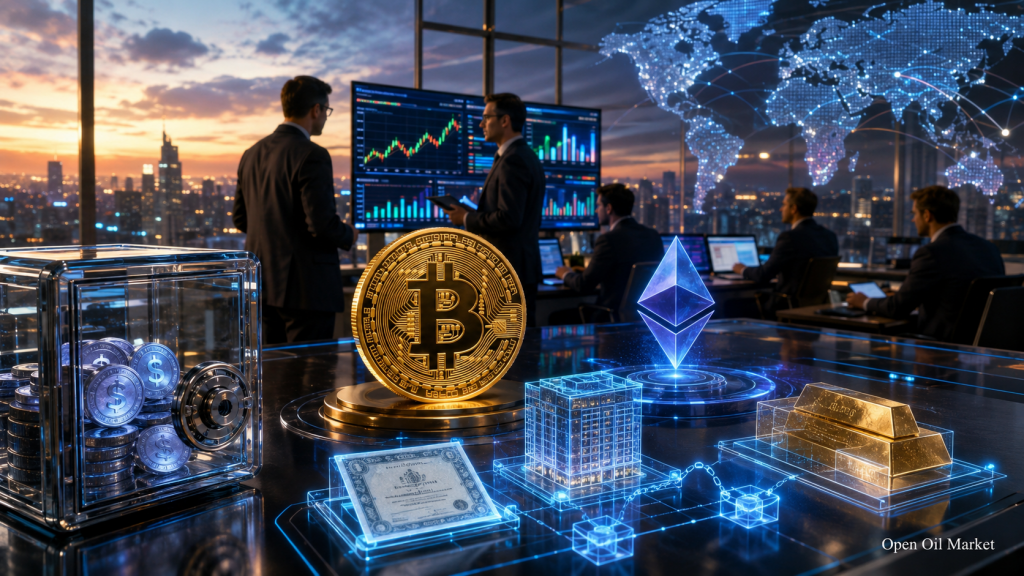 वैश्विक क्रिप्टोकरंसी बाजार 17 जुलाई 2026: Bitcoin, Ethereum, ETF, स्थिर कॉइन्स, नियामक और वास्तविक परिसंपत्तियों का टोकनाइजेशन