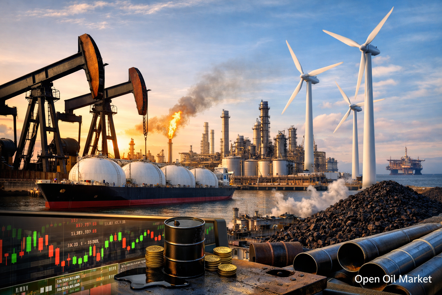 तेल-गैस और ऊर्जा समाचार - रविवार, 15 फरवरी 2026: ब्रेंट, गैस और वीईआर